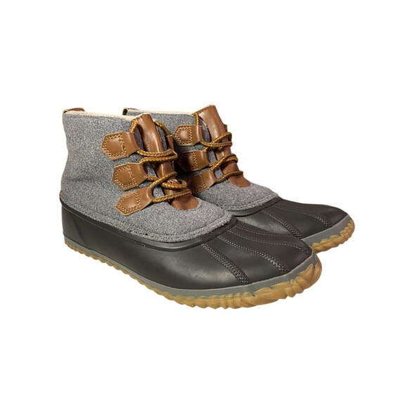 JBU By Jambu Nala Gray Brown Water Resistant Duck Boots Womens 10M Winter Rain - Picture 15 of 16